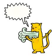 burping cat cartoon N19