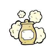 old clay honeypot cartoon N12