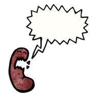 angry kidney cartoon N2
