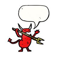 cartoon little devil N118