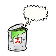 monster in toxic waste can cartoon N2