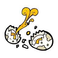 Cracked Egg Cartoon N7