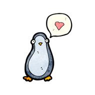 funny cartoon penguin N55