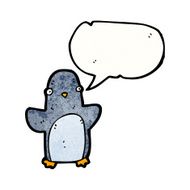 funny cartoon penguin N58