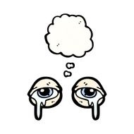 Crying Eyes Cartoon N4