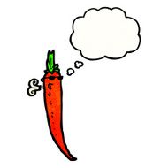 cartoon chili pepper N26