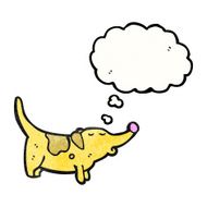 cartoon little dog N131