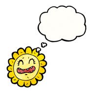 cartoon flower N528