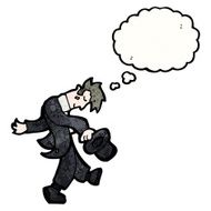 cartoon man in top hat and tails N2