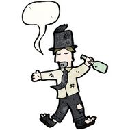 drunk man in top hat