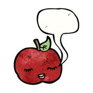 cute singing apple cartoon N5