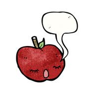 cute singing apple cartoon N6