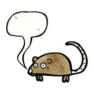 cartoon squeaking mouse N11