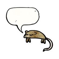 cartoon squeaking mouse N13