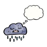 cartoon raincloud N19