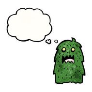 Cartoon monster N153