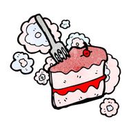 cartoon slice of cake N7