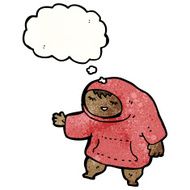 cartoon boy in hooded top N29