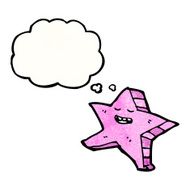 cartoon pink starfish N6