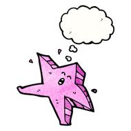 cartoon pink starfish N8