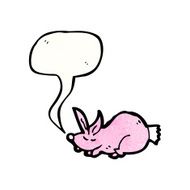 little pink rabbit cartoon N2