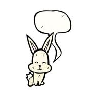 white rabbit cartoon N3