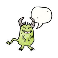 cartoon little devil N121