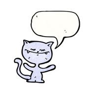 funny cartoon cat N219