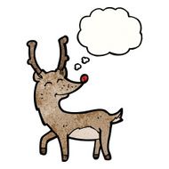 happy cartoon reindeer N3