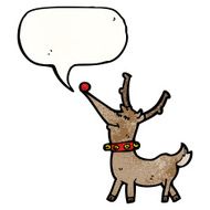 cartoon happy reindeer N2