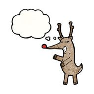 happy cartoon reindeer N4