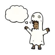 cartoon ghost costume N26