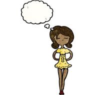 cartoon model woman N7