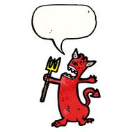 cartoon little devil N124