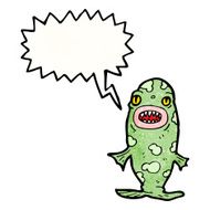 Monster Fish Cartoon N3