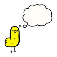 Cartoon Bird N460