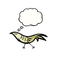 Cartoon Bird N462