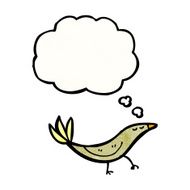 Cartoon Bird N463