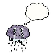Cartoon Rain Cloud N58