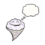 happy cartoon cloud N36