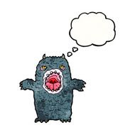 cartoon scary monster N11