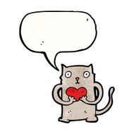 Cat with heart N3