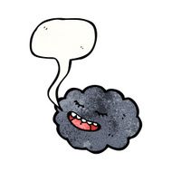 cartoon raincloud N25