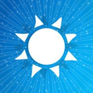 sun one color design light background image