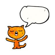 cartoon funny cat N11