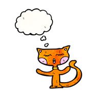 funny cartoon cat N222