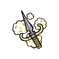 Cartoon Dagger N22