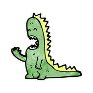 cartoon dinosaur N190