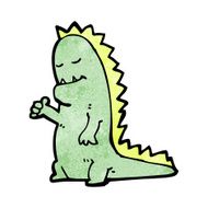 cartoon dinosaur N191
