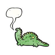 friendly cartoon dinosaur N7